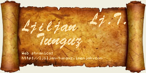 Ljiljan Tunguz vizit kartica
